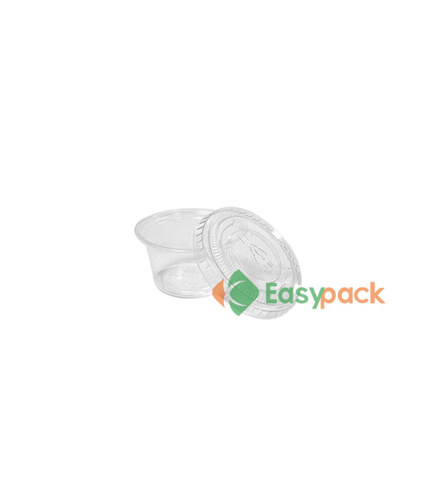 0.75 oz Plastic Small Sauce Cup Easypack Ecofriendly Disposable