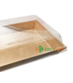 Kraft Paper Sushi Tray with PET Lid - Buy Sushi Paper Box, Kraft Sushi  Paper Box, sushi tray Product on Food Packaging - Shanghai SUNKEA Packaging  Co., Ltd.