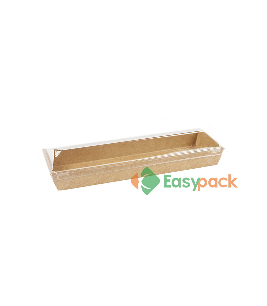 Takeout to Go Rectangle Sushi Food Packaging Box Disposable