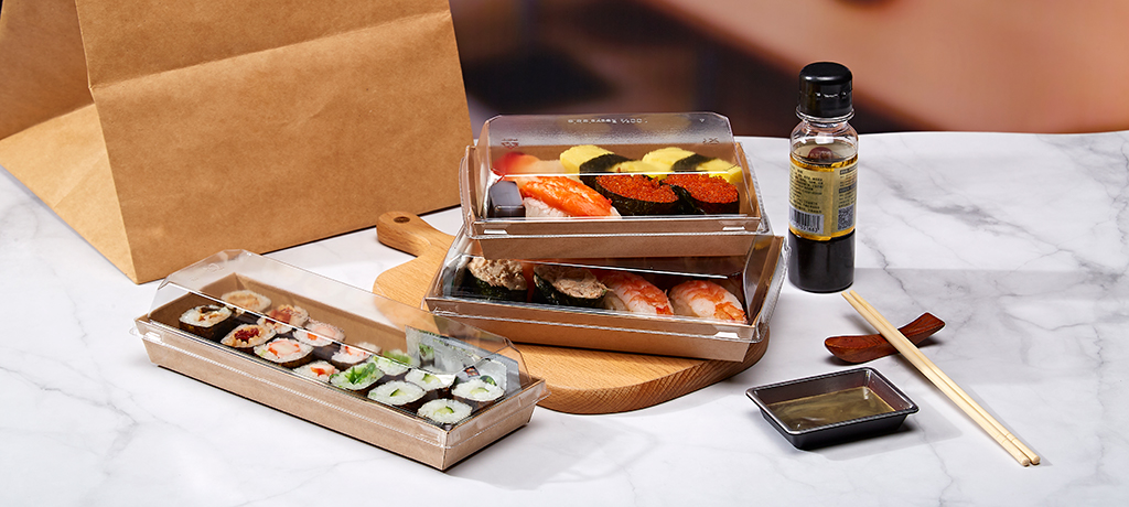 Kraft Clamshell Take-out Boxes Eco-friendly Disposable 3-compartment Food  Containers Perfect for Events & Catering 