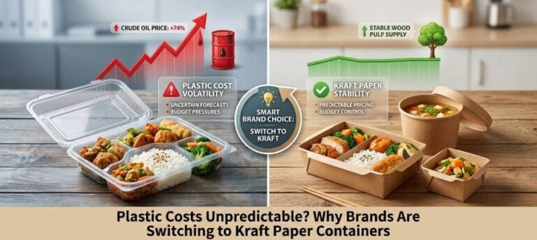 Plastic Costs Unpredictable? Why Brands Are Switching to Kraft Paper Containers