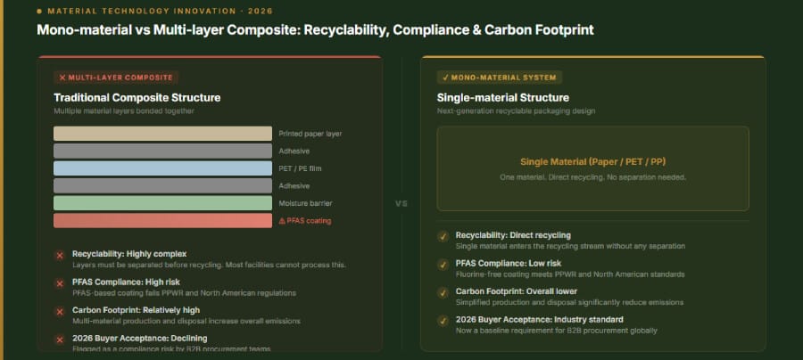 2026 PPWR & PFAS Compliance for Food Packaging Buyers: EU Enforcement Dates and North American Requirements
