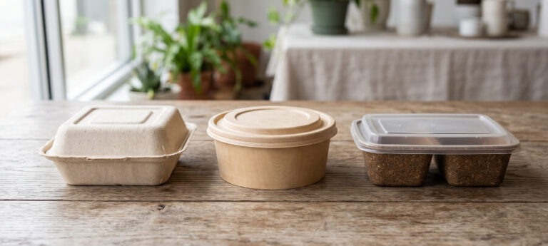 Plant Fiber Container Materials Compared: Bagasse vs Bamboo Fiber vs Rice Husk for B2B Buyers