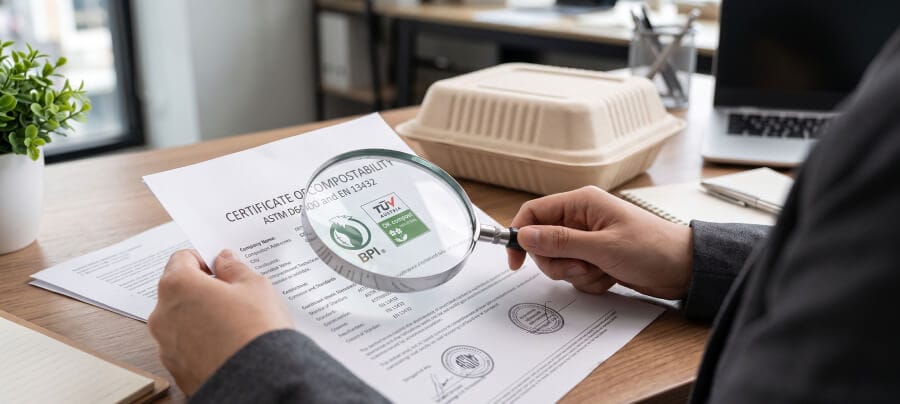 Plant Fiber Container Compostability Certification: ASTM D6400 vs EN 13432 Compared and Verified