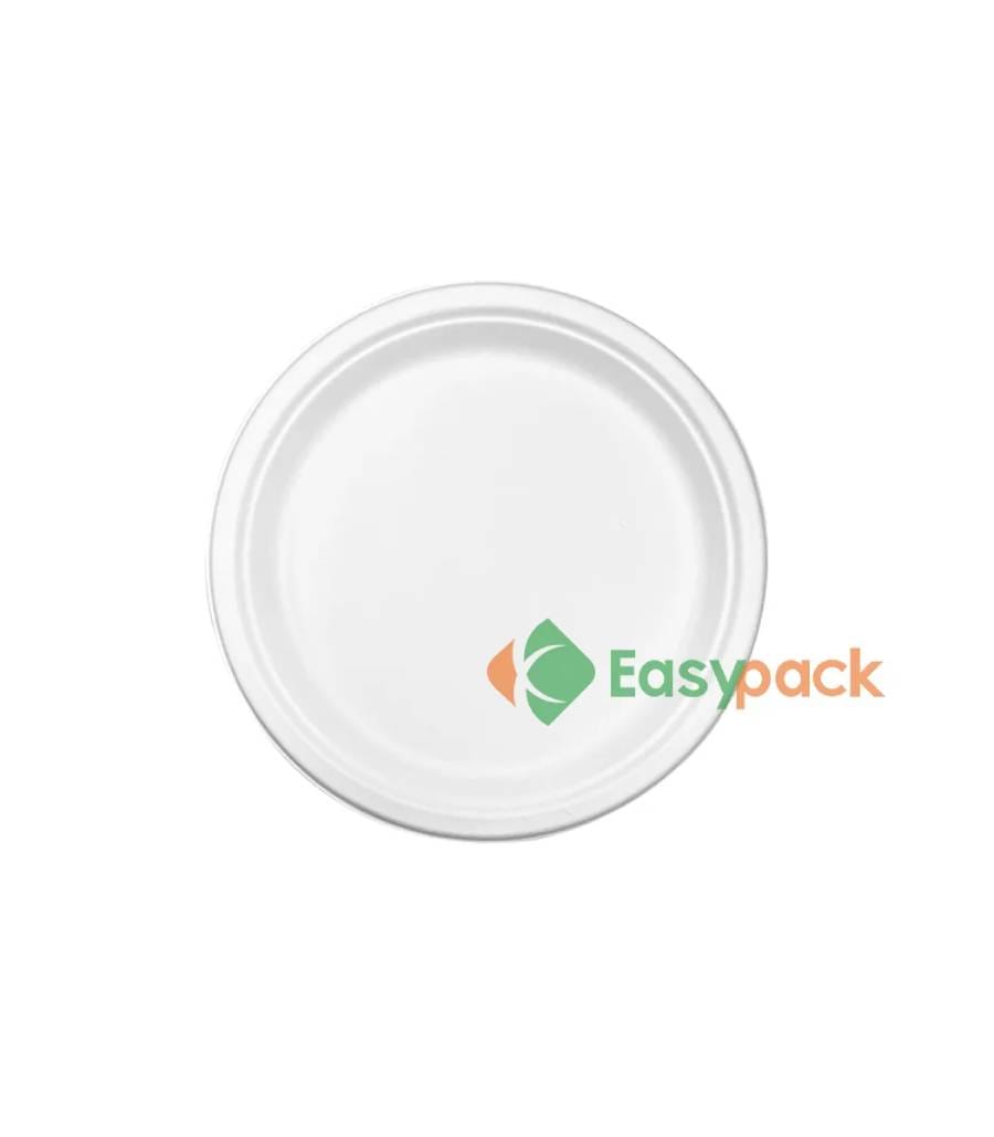 bagasse-bowls-plates-sr-100 10 Inch Bagasse Round Plate