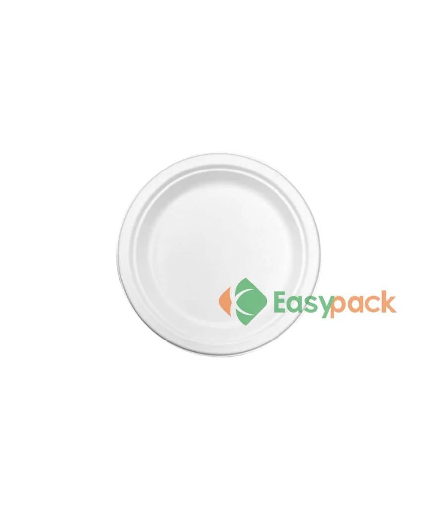 bagasse-bowls-plates-sr-800 8 Inch Bagasse Round Plate