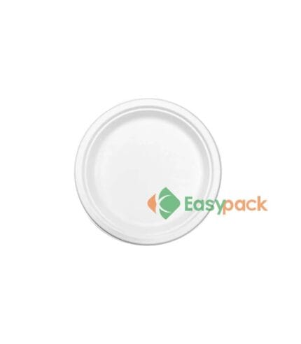 9 Inch Bagasse Round Plate