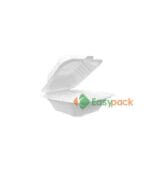 6 Inch Bagasse Clamshell Hamburger Box