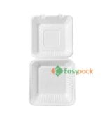 9 Inch Bagasse Clamshell Container