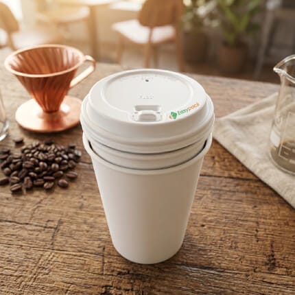 Bagasse Coffee Cup Lids