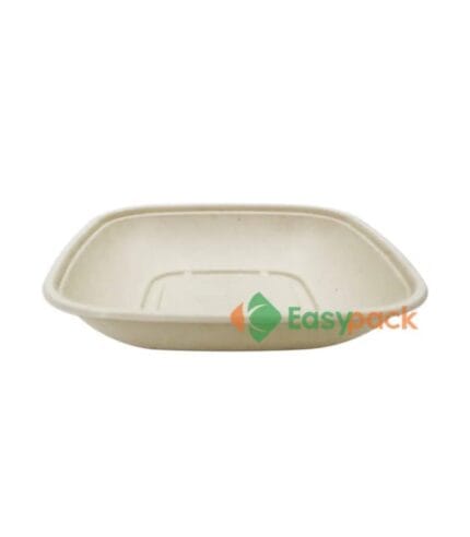 Square Bagasse Takeout Box 32 oz