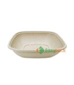 Extra-Large Square Bagasse Salad Box 48 oz