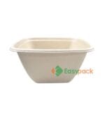 Square Bagasse Salad Bowl 500ml