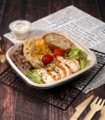 Sugarcane Bagasse Salad Boxes