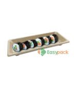 Bagasse Sushi Box with Lid 6 oz