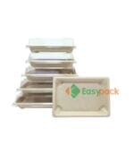 Bagasse Sushi Box with Lid 8 oz