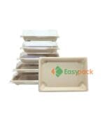 Bagasse Sushi Box with Lid 10 oz