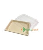 Bagasse Sushi Box with Lid 10 oz