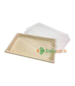 Bagasse Sushi Box with Lid 20 oz