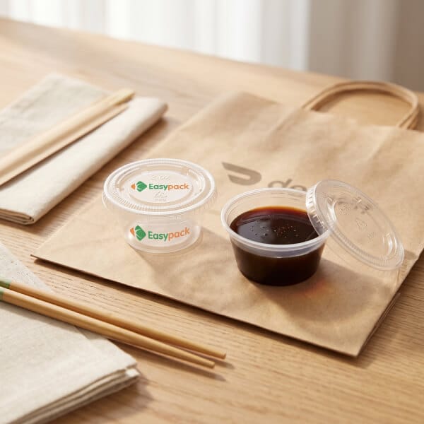 Plastic Dipping Sauce Cups For Takeout and Food Delivery