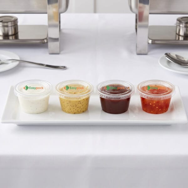 Plastic Dipping Sauce Cups For Catering and Event Service