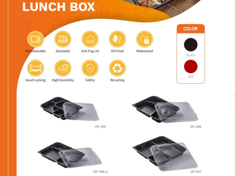 EasyPack Plastic Bento Lunch Box Catalog