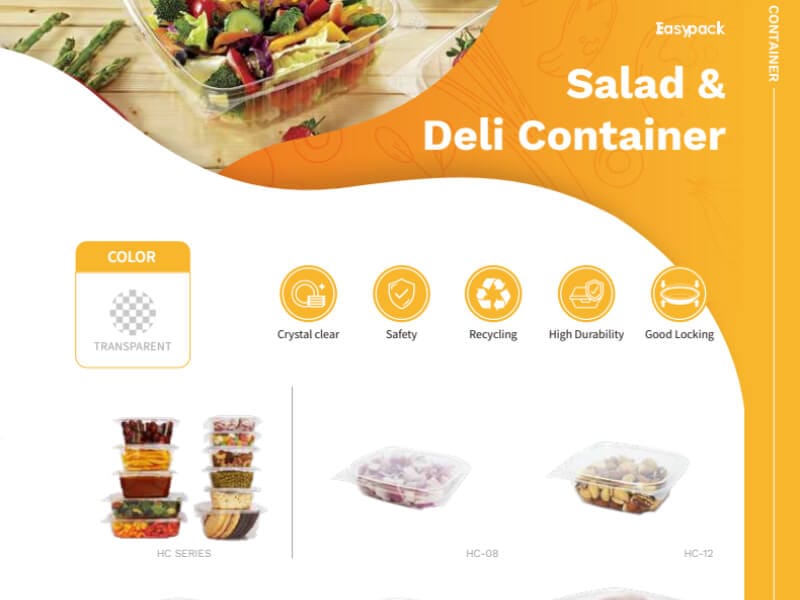 Plastic Salad Deli Containers Catalog
