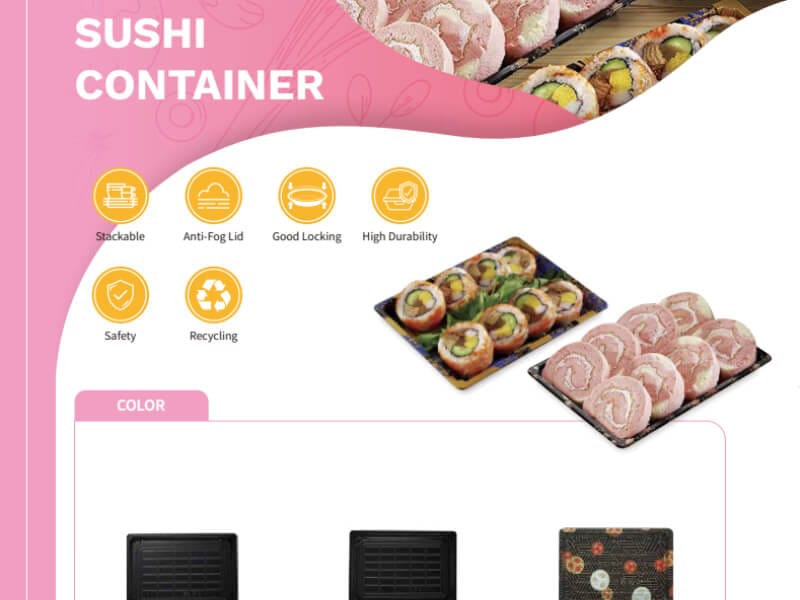 EasyPack Plastic Sushi Trays Catalog