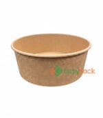 Extra Large Kraft Paper Bowl with Lid 1300ml (42oz)
