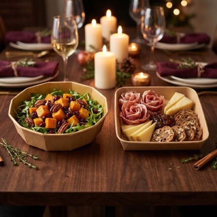 Kraft Paper Catering Trays & Party Platter