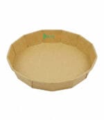 Kraft Paper Round Catering Trays 11 Inch