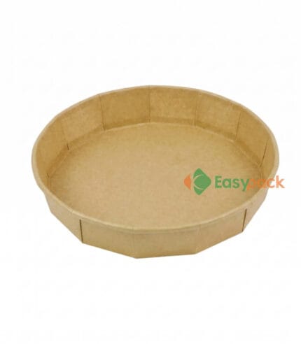 Kraft Paper Round Catering Trays 13 Inch