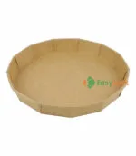 Kraft Paper Round Catering Trays 15 Inch PH65