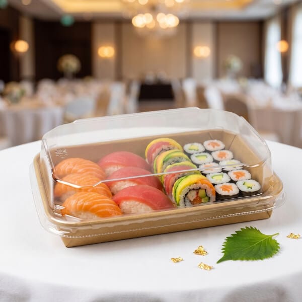 Kraft Paper Sushi Boxes For Catering and Event Foodservice