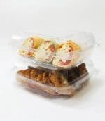 連體塑膠餐盒9吋