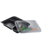 Plastic Meal Prep Boxes 2-Comp OP-306
