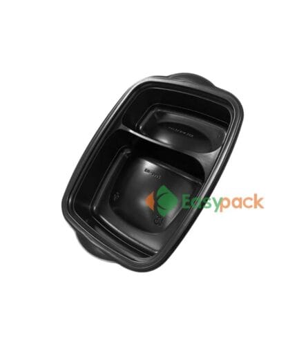 2-Compartment Microwaveable Bento Box 900ml (PP)