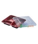 3-Compartment Microwaveable Bento Box (PP)