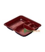 4-Compartment Microwaveable Bento Box (PP)