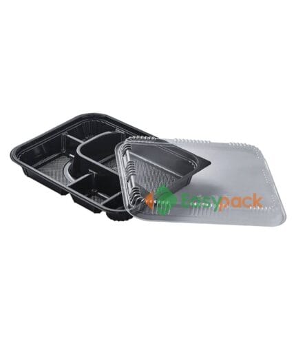 5-Compartment Microwaveable Bento Box (PS)
