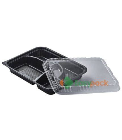 5-Compartment Microwaveable Bento Box (PS)