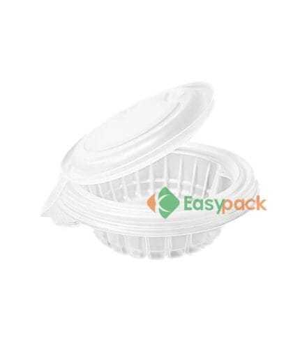 Clamshell Lid Compartment Microwaveable Heat Resistant Bowl 1000 ml