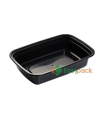 Rectangular Microwaveable Light Meal and Snack Box 32oz