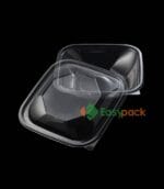 Square Plastic Salad Packaging Box 750 ml