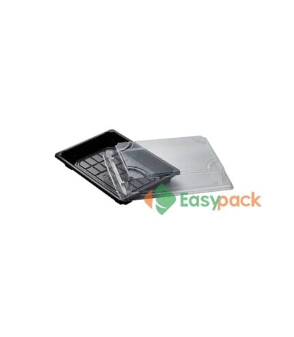 Rectangular Plastic Sushi Box 10 oz