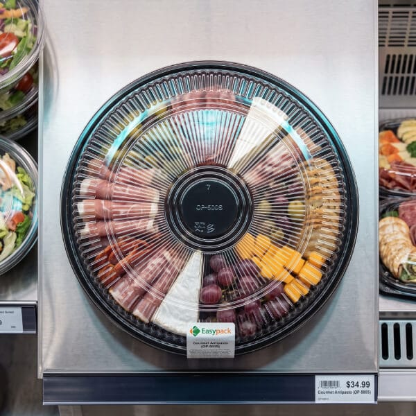 Plastic Catering Tray For Retail Deli Display