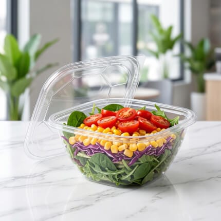 Plastic Salad & Dessert Containers