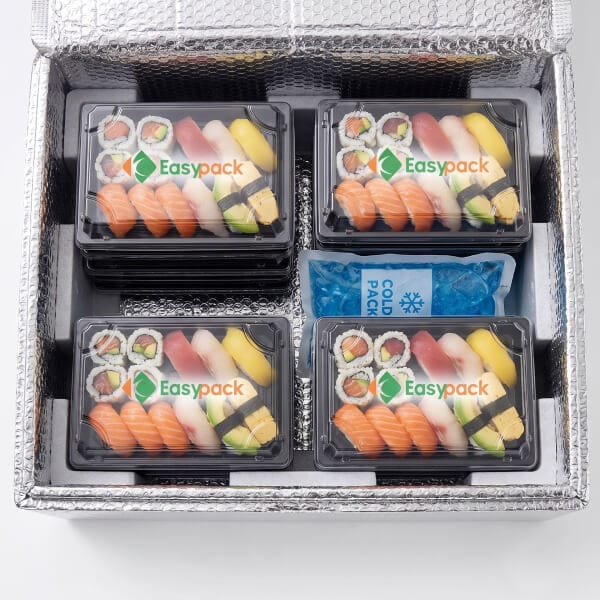 透明塑膠壽司盒｜生鮮餐包與訂閱盒配送