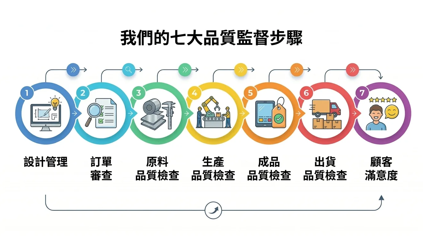 品質監管流程圖